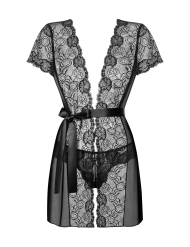 Bielizna-Alluria peniuar i stringi L/XL
