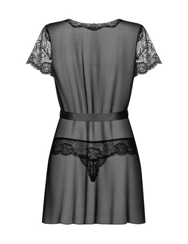 Bielizna-Alluria peniuar i stringi L/XL
