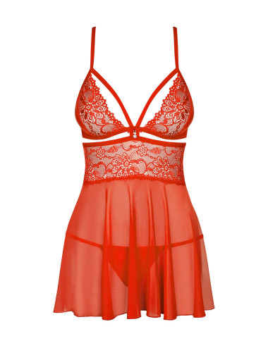 Bielizna-838-BAB-3 babydoll i stringi XXL