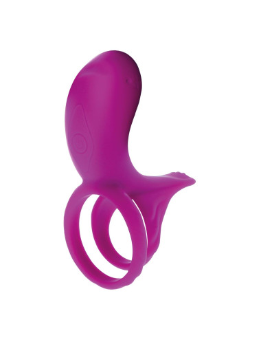 Couples Stimulator Ring Fuchsia - Pierścień Wibracyjny Dla Par