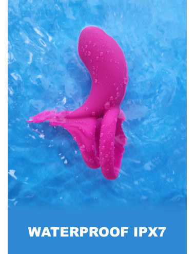 Couples Stimulator Ring Fuchsia