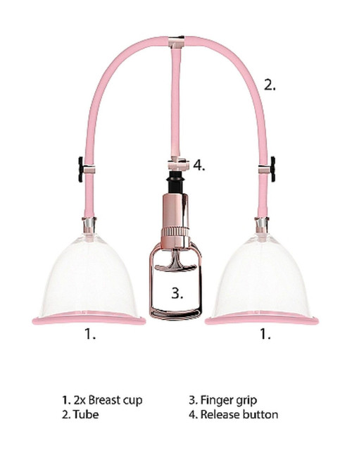 Breast Pump Set Medium - Rose Gold