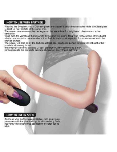 Rechargeable IJOY Strapless Strap on