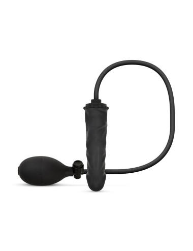 Anal Collection: Pompowany dildo 14,5 cm – czarny | Zabawki analne pompowe