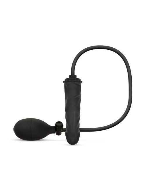 Anal Collection: Pompowany dildo 14,5 cm – czarny | Zabawki analne pompowe