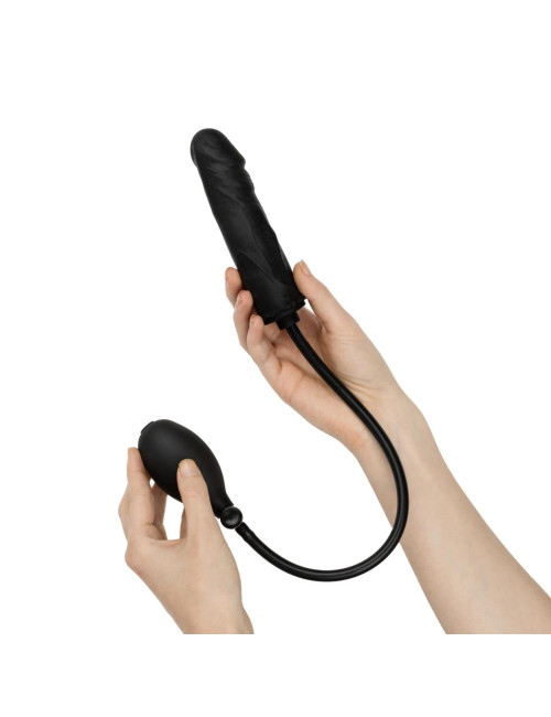 Anal Collection: Pompowany dildo 14,5 cm – czarny | Zabawki analne pompowe