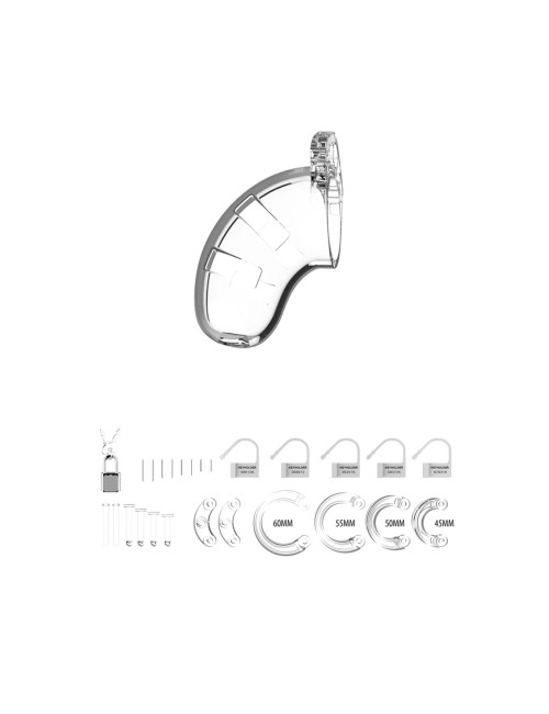 ManCage Klatka Cnoty Model 13 Chastity Cock Cage 6,5 cm