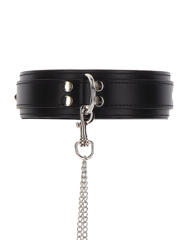 Heavy Collar and Wrist Cuffs Black