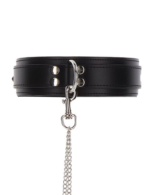 Heavy Collar and Wrist Cuffs Black