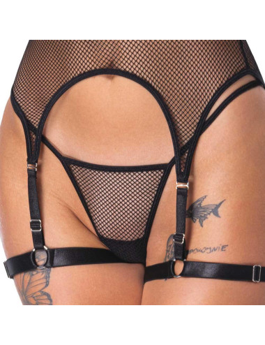 The extravagant black net set S