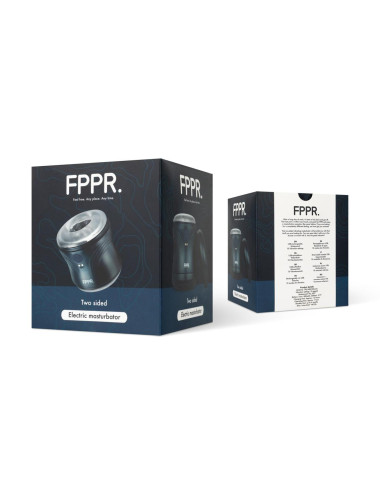 FPPR. - 2 Sided Vibrating Masturbator Blue