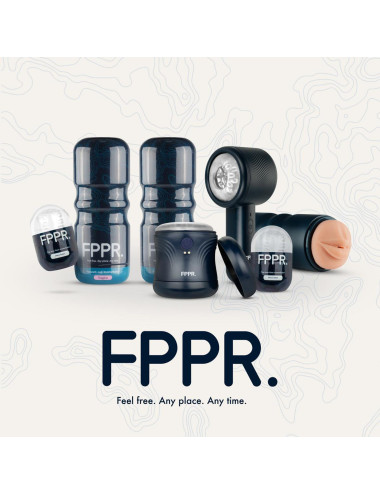 FPPR. - 2 Sided Vibrating Masturbator Blue