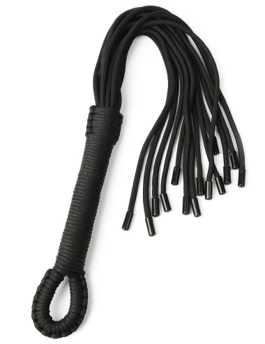 Taboom Knot Flogger Black - flogger czarny