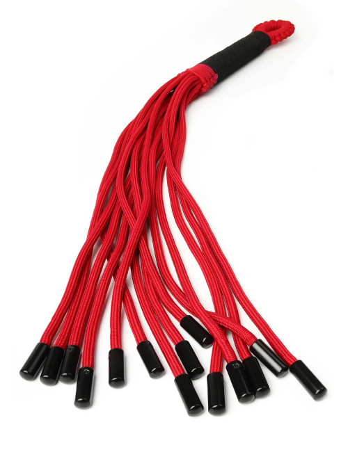 Taboom Knot Flogger Red - flogger czerwony