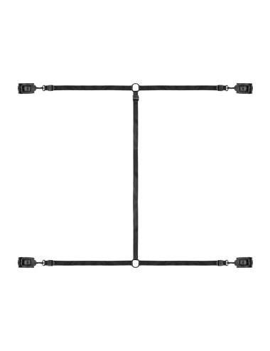 Bedroom Fantasies - Under the bed Restraint Bondage Set Black