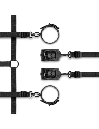 Bedroom Fantasies - Under the bed Restraint Bondage Set Black