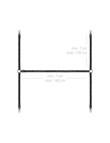 Bedroom Fantasies - Under the bed Restraint Bondage Set Black