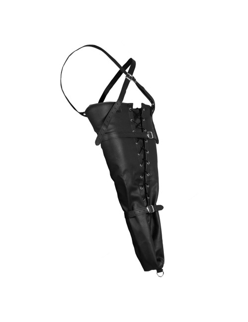 Ouch! Lace-up Full Sleeve Arm Restraint Black – Krępujące Rękawy BDSM