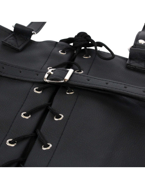 Ouch! Lace-up Full Sleeve Arm Restraint Black – Krępujące Rękawy BDSM