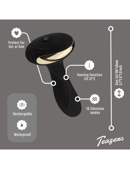 Teazers Analvibrator z Funkcją Podgrzewania