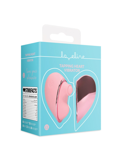 Tapping Heart Wibrator - Zabawki erotyczne, Stymulator Punktu G, 10 funkcji