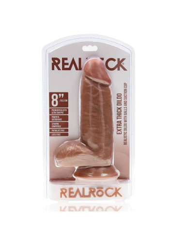 Extra Thick Straight with Balls 20,3 cm - Tan