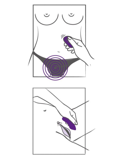 Sweet Smile RC Panty Vibrator - Dyskretny wibrator z pilotem
