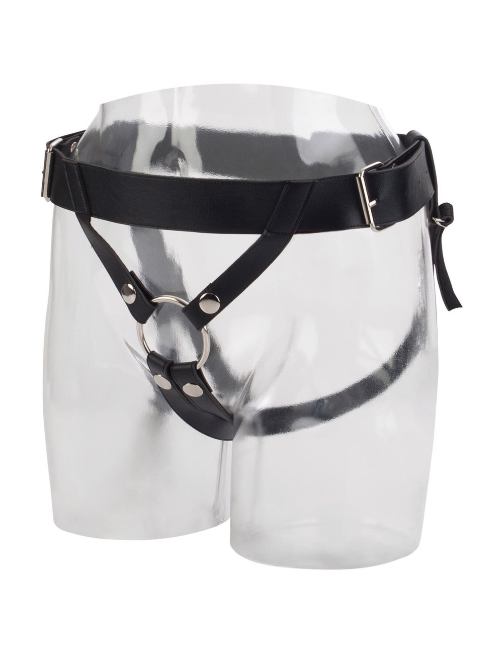 Premium Uprząż Strap-On Ring Harness Black - Zabawki i Mocowanie Strap-On