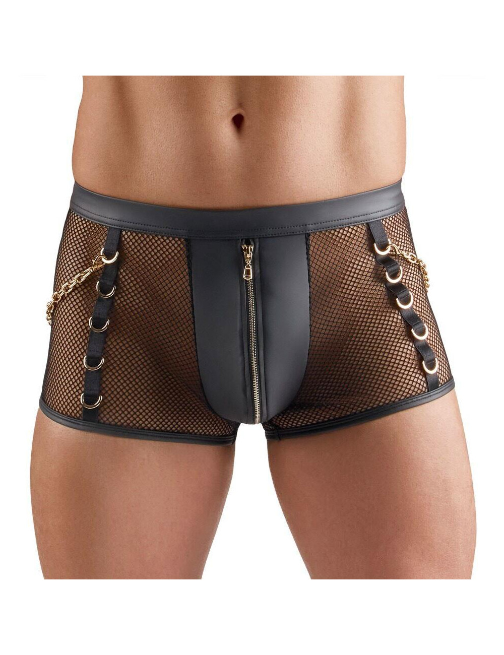 Svenjoyment Pants Black – Czarne męskie spodnie/szorty erotyczne S
