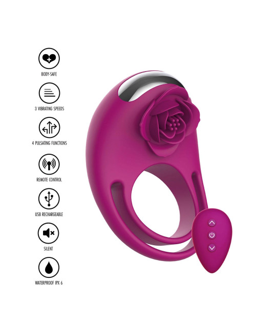 ToyJoy Put A Ring On It - fuksjowy pierścień z pilotem