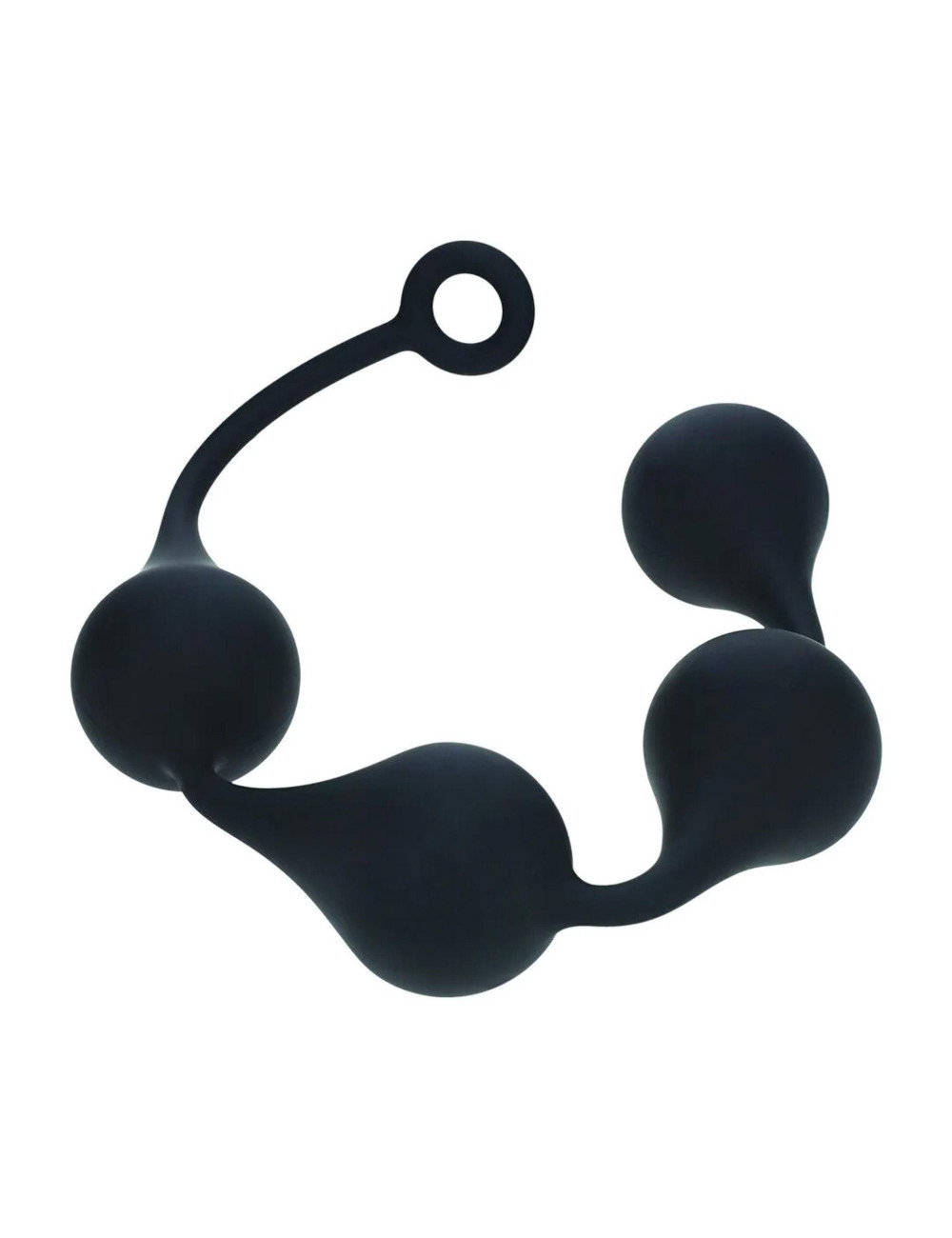 Silikonowe kule analne Waterdrop XL 50mm Czarne Levelz