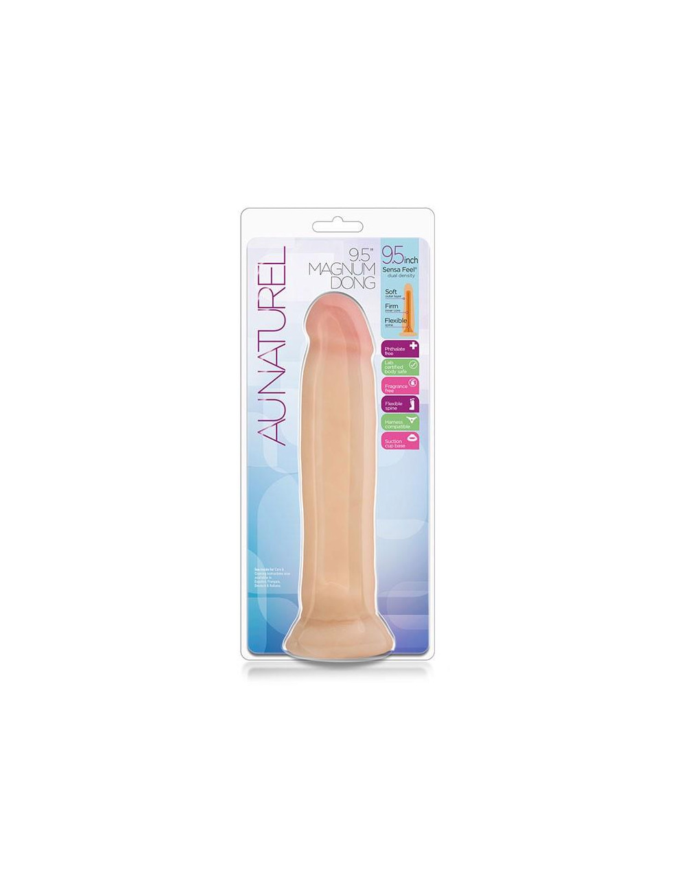 Blush Au Naturel Magnum Dong 9.5" - Dildo z Cyber Skóry