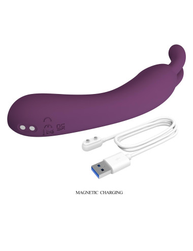 PRETTY LOVE - DJ RABBIT, 10 vibration functions, Silicone, Magnetic USB charging