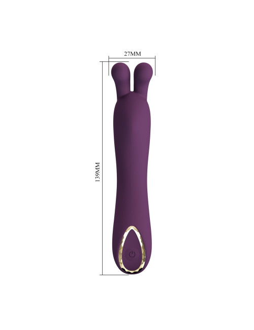 PRETTY LOVE - DJ RABBIT, 10 vibration functions, Silicone, Magnetic USB charging