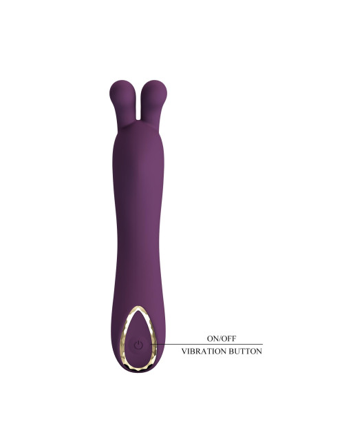 PRETTY LOVE - DJ RABBIT, 10 vibration functions, Silicone, Magnetic USB charging