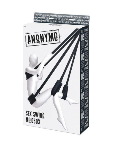 Anonymo Sex swing, Velour, black