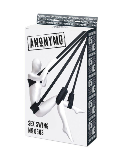 Anonymo Sex swing, Velour, black