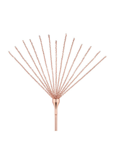 Rosy Gold - Feather Tickler & Whip - Rosegold