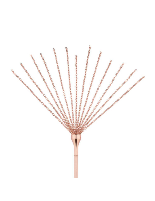 Zestaw z Piórkiem i Batmusem Rosy Gold Rosegold
