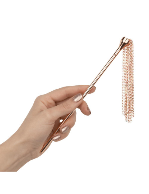 Zestaw z Piórkiem i Batmusem Rosy Gold Rosegold