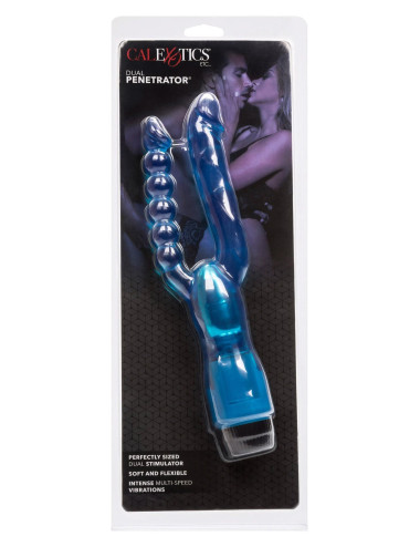Dual Penetrator Vibrator Blue