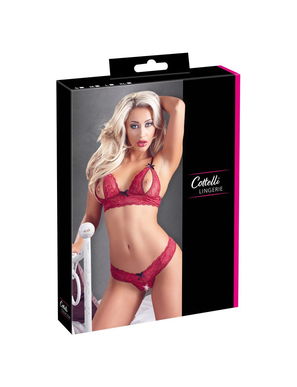 Cottelli Lingerie Zmysłowy Komplecik Bielizny Bra Set S