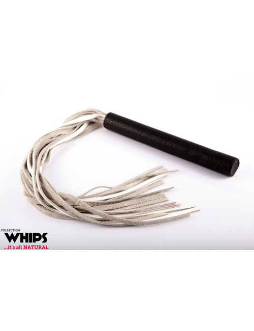 Whips Collection Duży Biały Pejcz BDSM