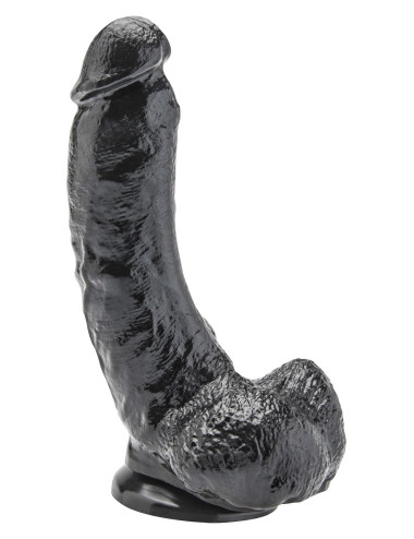 Dildo 8 inch with Balls Black
