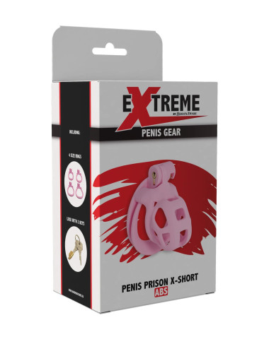 Penis Prison Cock Cage X-Short Pink