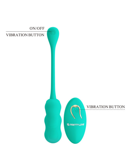 PRETTY LOVE - LESHY Dream Chaser 4, Green, 12 vibration functions Wireless remote control
