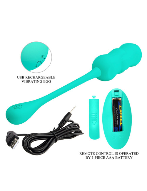 PRETTY LOVE - LESHY Dream Chaser 4, Green, 12 vibration functions Wireless remote control