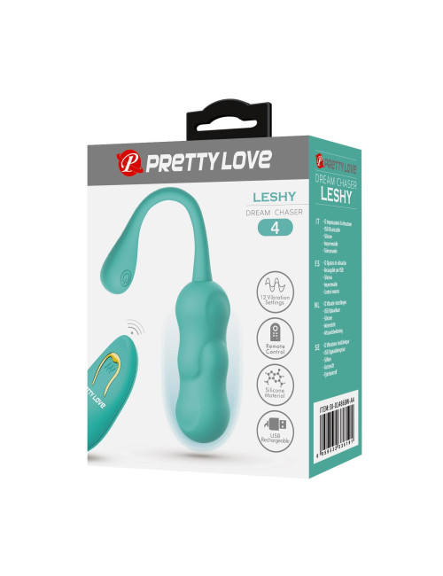 PRETTY LOVE - LESHY Dream Chaser 4, Green, 12 vibration functions Wireless remote control