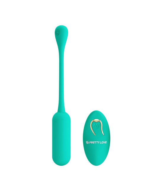 PRETTY LOVE - LECHIES  Dream chaser 5, Green, Wireless remote control 12 vibration functions Memory function