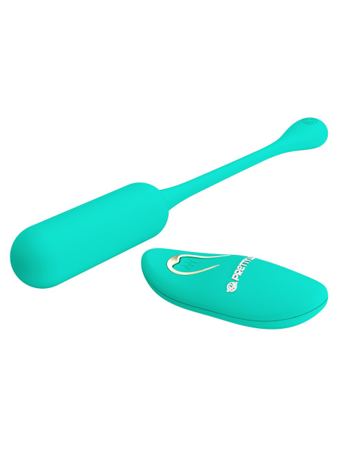 PRETTY LOVE - LECHIES  Dream chaser 5, Green, Wireless remote control 12 vibration functions Memory function